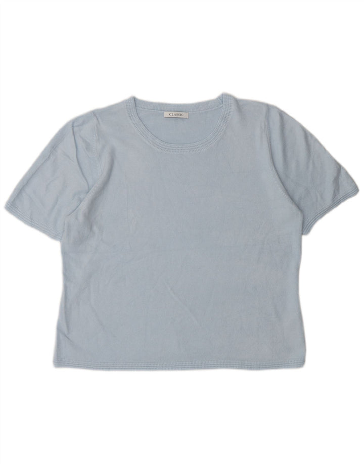 Marks & Spencer Γυναικεία Μπλούζα Τοπ UK 16 Large Blue Acrylic