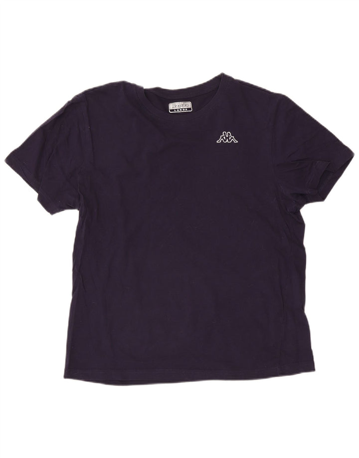 Ανδρικό T-Shirt Kappa Top Large Navy Blue από βαμβάκι