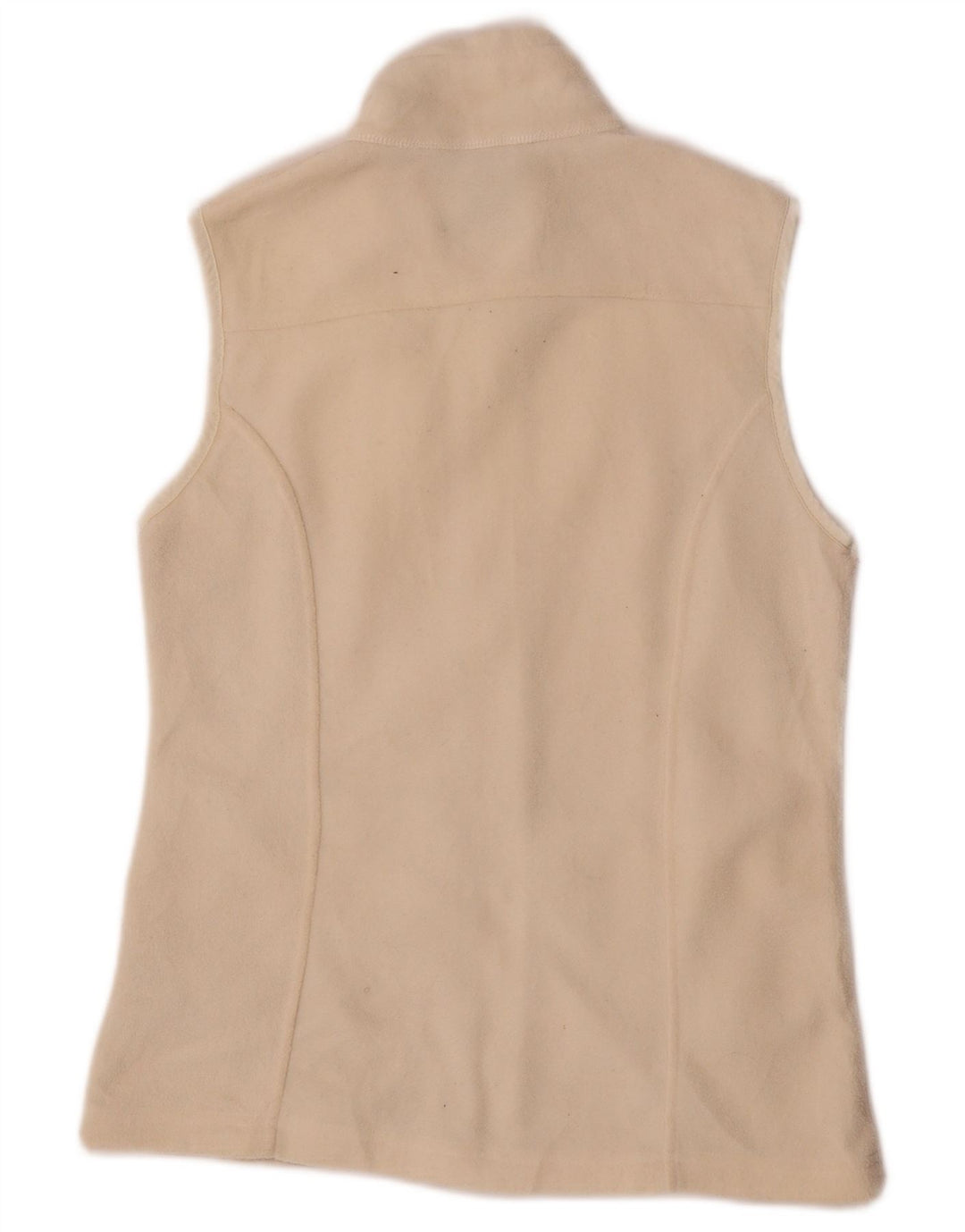 Eddie Bauer Γυναικεία Fleece Gilet UK 10 Small Off White