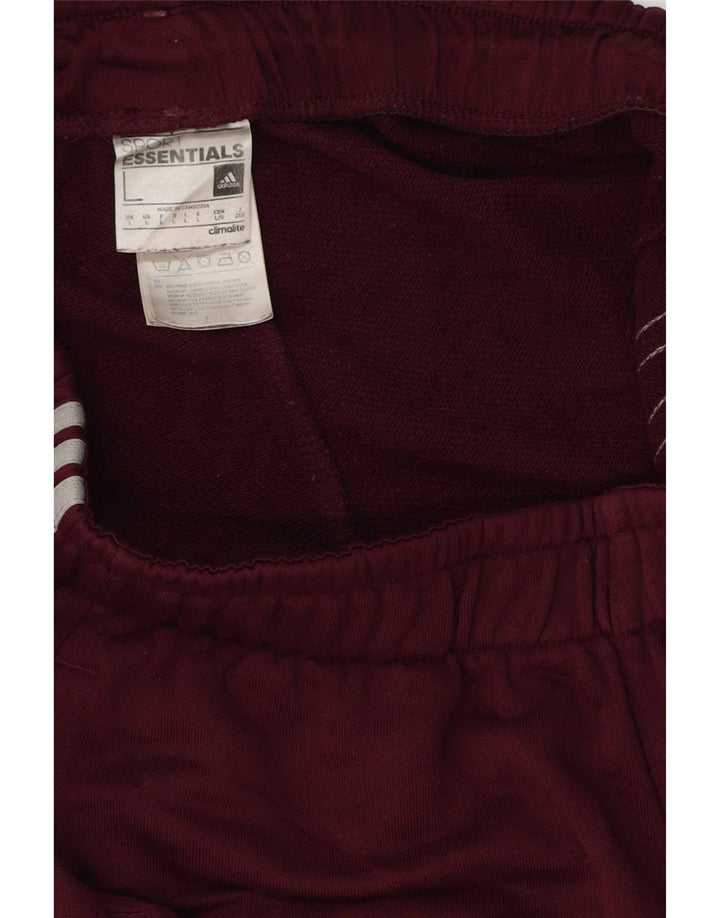 Ανδρικό σορτς Adidas Climalite Sport μεγάλο μπορντό πολυεστέρα