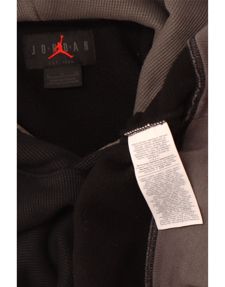 Jordan Ανδρικό γραφικό κουκούλα Jumper XL Μαύρος πολυεστέρας