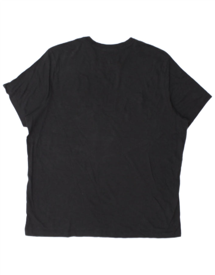 Ανδρικό T-Shirt NIKE Top 2XL Μαύρο βαμβακερό