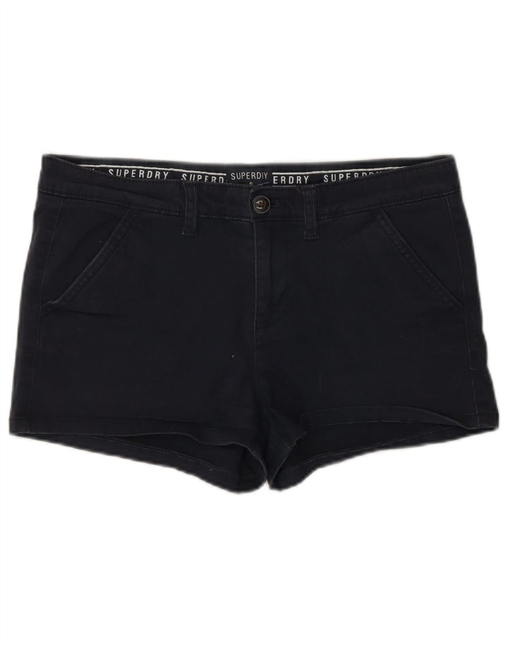 Γυναικείο σορτς Chino SUPERDRY Small W27 Navy Blue Βαμβακερό