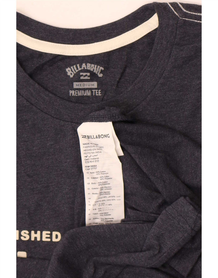 Ανδρικό γραφικό T-Shirt Billabong Top Μεσαίο γκρι βαμβακερό
