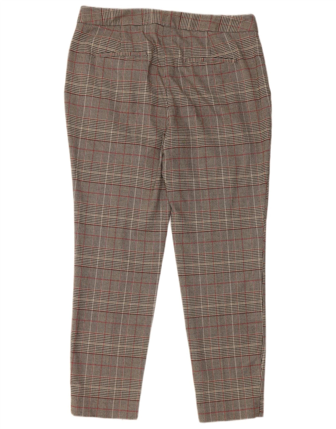 Zara Γυναικείο Slim παντελόνι Chino EU 40 Medium W30 L27 Grey Houndstooth