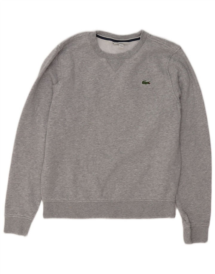 LACOSTE Ανδρικό Φούτερ Jumper Size 2 XS Γκρι βαμβακερό