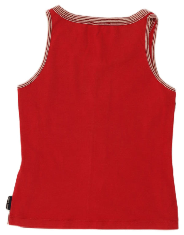 Γυναικείο γιλέκο Marina Yachting UK 10 Small Red ριγέ βαμβακερό