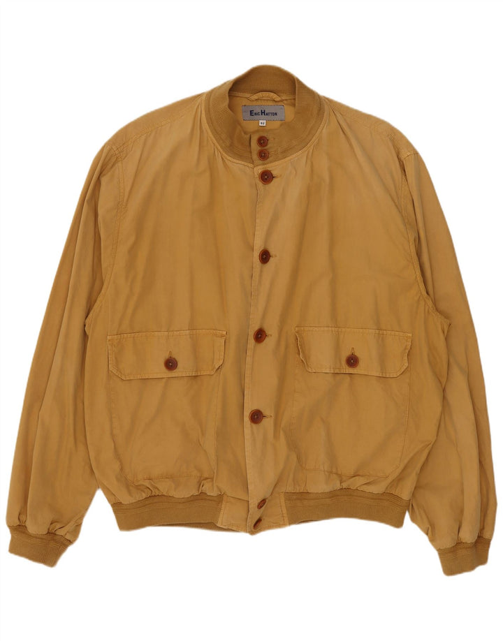 ERIC HATTON Ανδρικό μπουφάν Bomber IT 52 XL Καφέ Βαμβακερό
