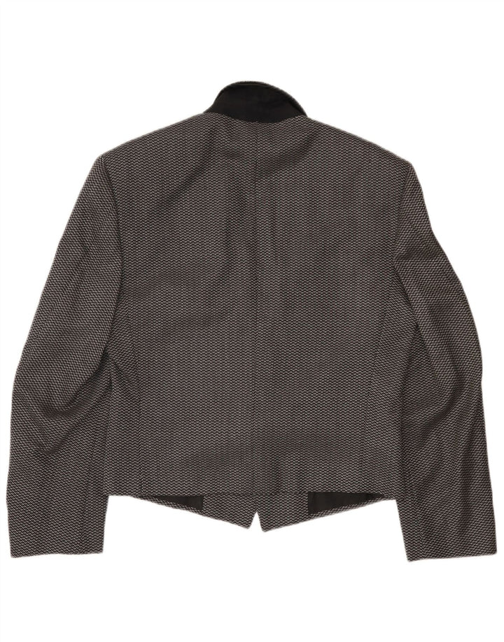 Pal Zileri Ανδρικό Μπουφάν 1 Κουμπί Blazer IT 44 XS Μαλλί με μαύρα στίγματα