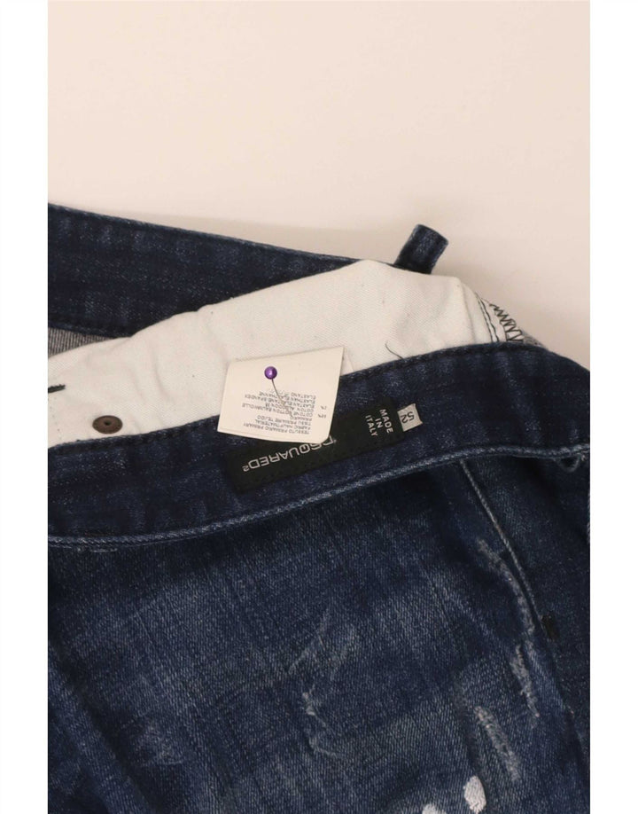 Dsquared2 Γυναικεία Distressed Slim Jeans IT 52 2XL W36 L29 Μπλε βαμβακερό
