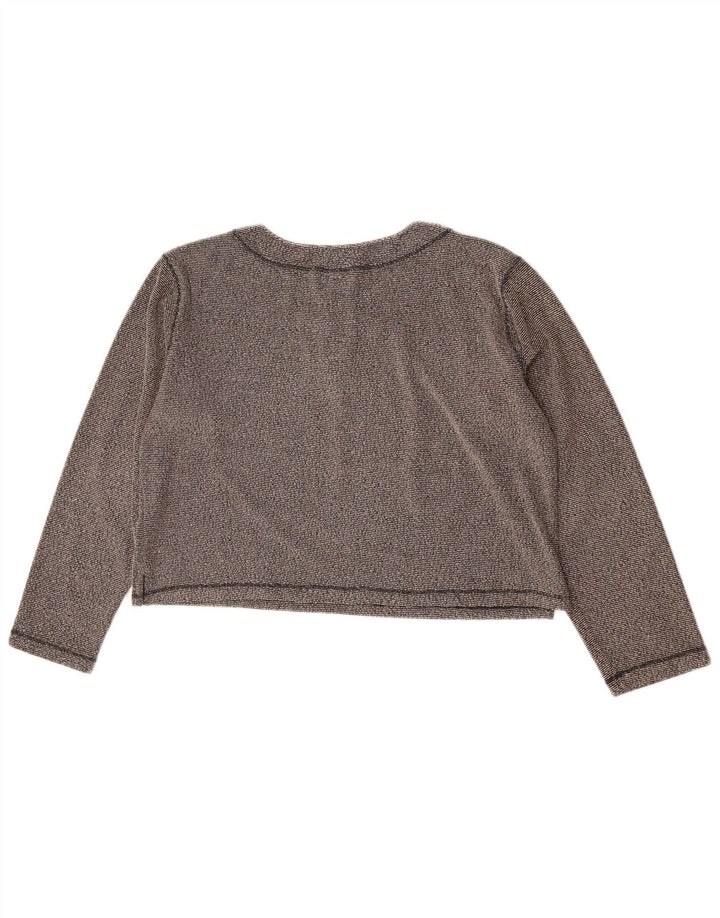 Champion γυναικείο τοπ μακρυμάνικο UK 16 Large Grey Flecked Polyester