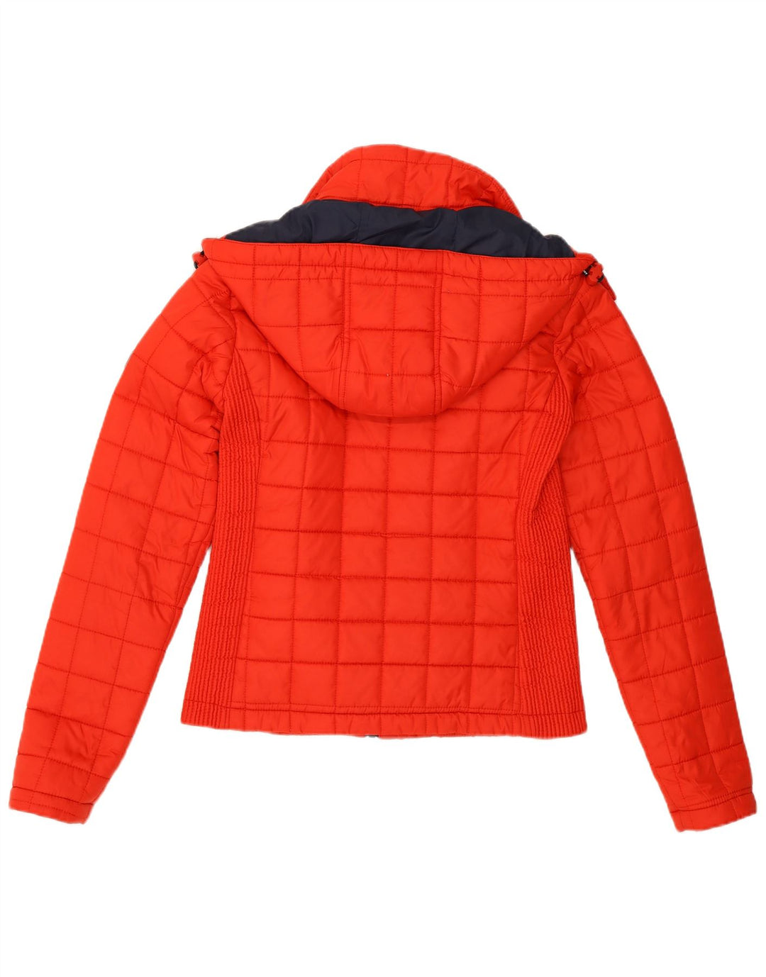 Superdry γυναικείο μπουφάν με κουκούλα UK 8 Small Red Polyester