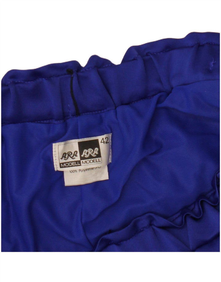 ARA Γυναικεία Πλισέ Φούστα IT 42 Medium W30 Blue Polyester