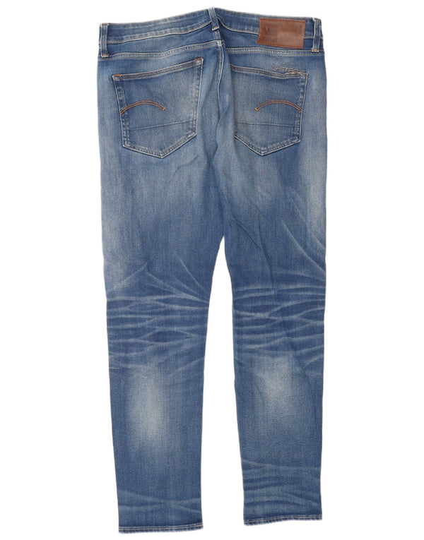 Ανδρικό Slim Jeans G-Star W34 L32 Μπλε βαμβακερό