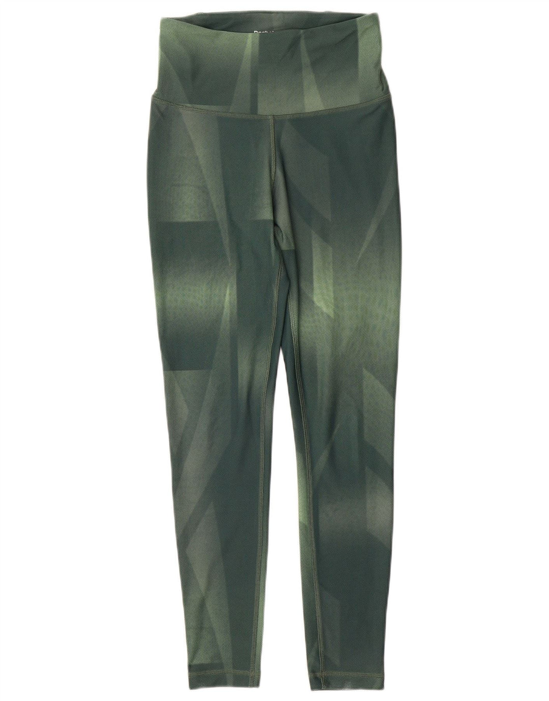 Γυναικεία Reebok Wick κολάν UK 10 Small Green Geometric Polyester