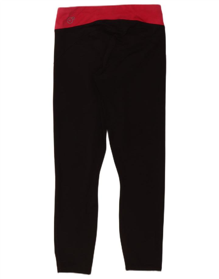 Puma Γυναικείο κολάν Crop UK 8 Small Black Colourblock Πολυεστέρας