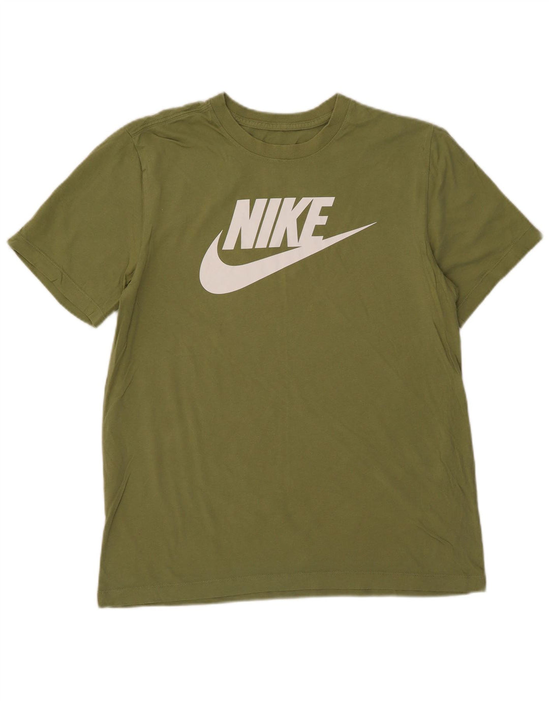 Ανδρικό γραφικό μπλουζάκι Nike, μεσαίο πράσινο βαμβακερό
