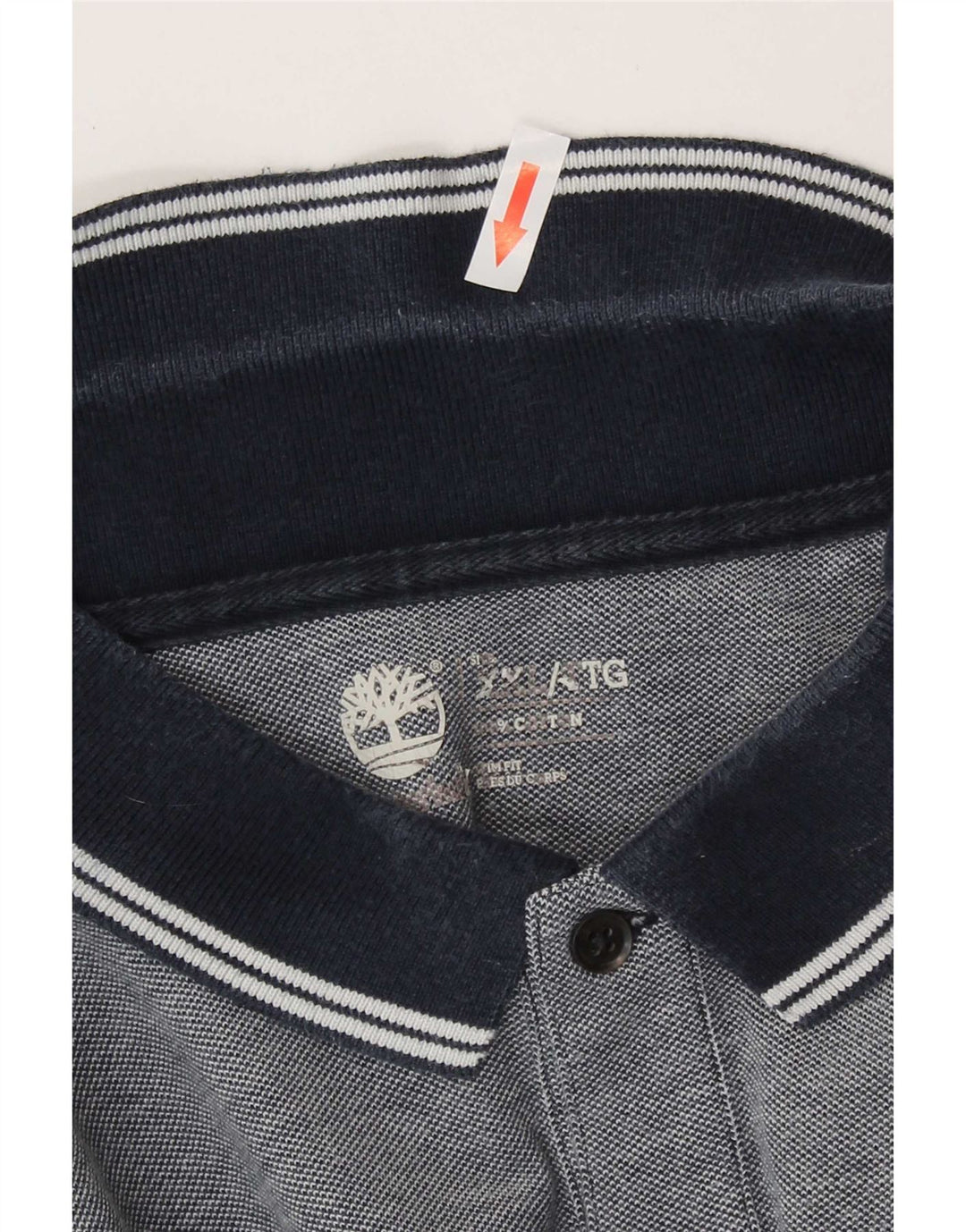 Ανδρικό μπλουζάκι Timberland Polo 2XL Μπλε βαμβακερό