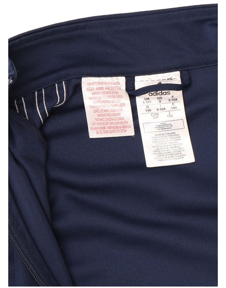 ADIDAS Boys Aeroready αθλητική φόρμα μπουφάν 9-10 ετών Navy Blue Polyester