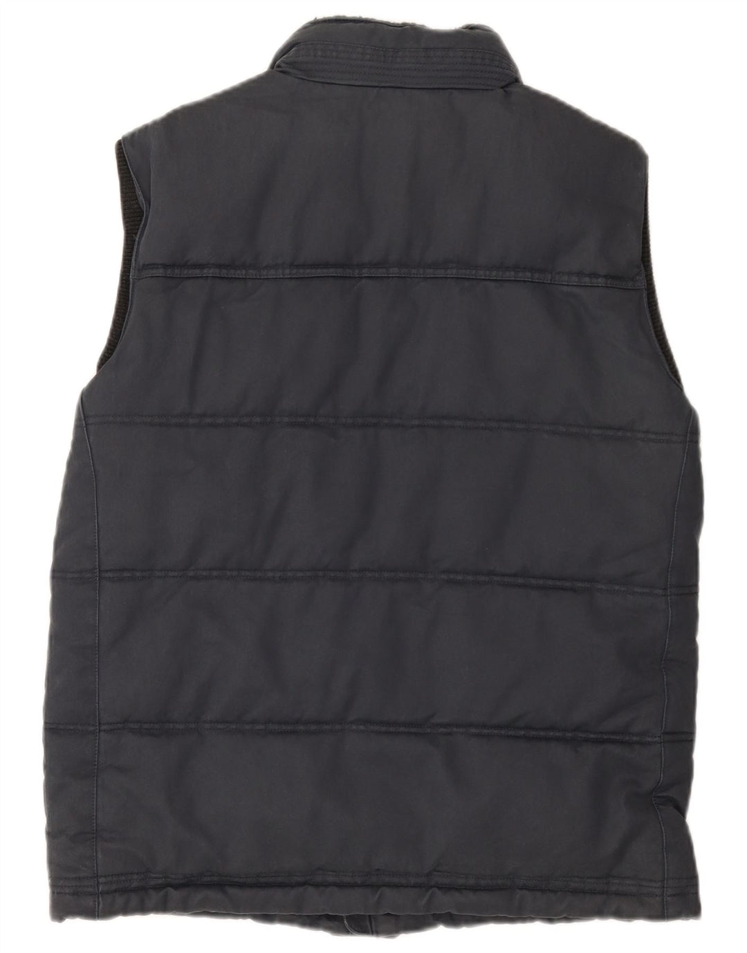 Fat Face Ανδρικό Gilet UK 38 Medium Navy Blue βαμβακερό