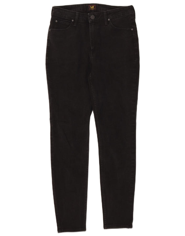 Lee Womens Scarlett High Skinny Jeans W31 L28 Μαύρο βαμβακερό
