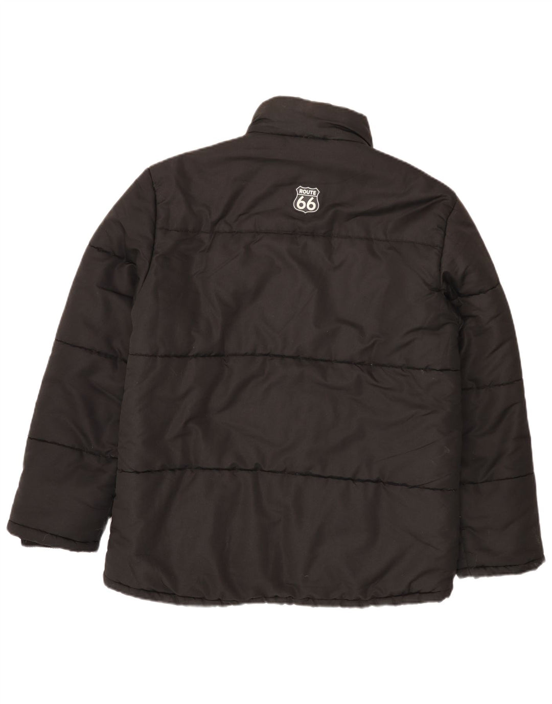 ROUTE 66 Ανδρικό μπουφάν UK 40 Large Black Polyester