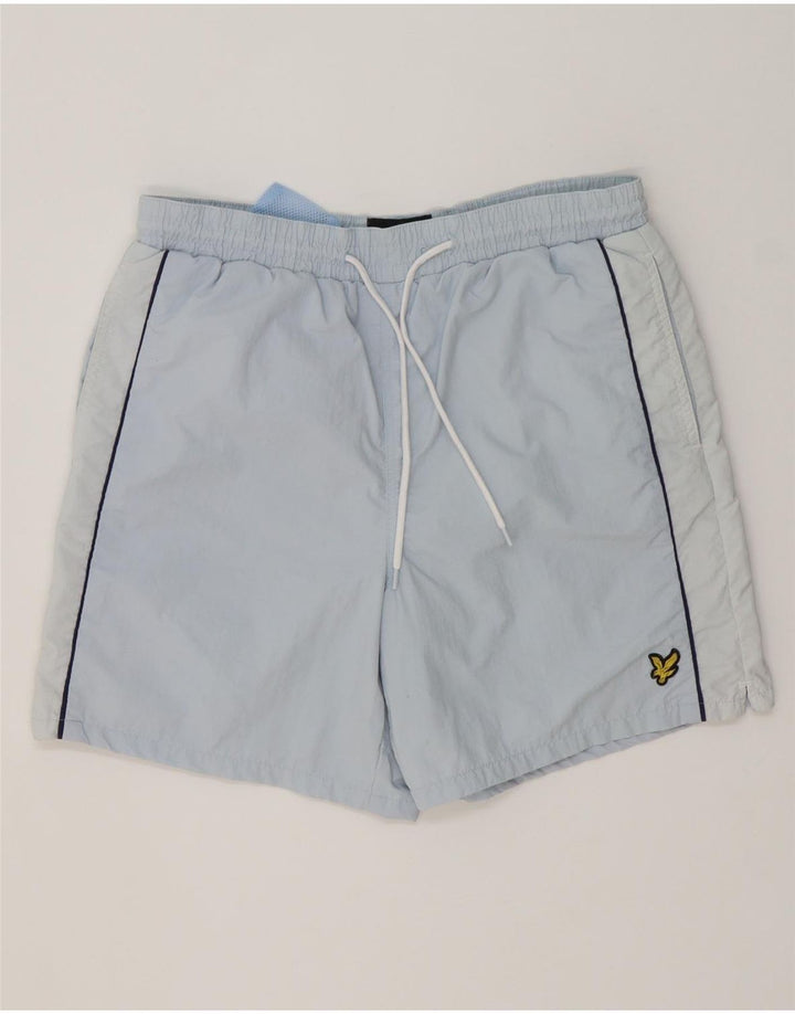 Ανδρικό σορτς κολύμβησης Lyle & Scott με μεσαίο μπλε πολυεστέρα
