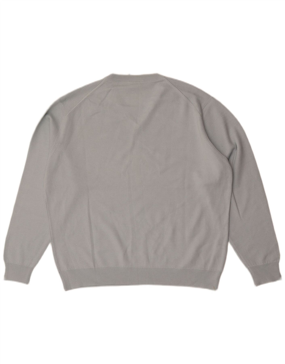 Ανδρικό πουλόβερ Lacoste με V λαιμόκοψη, μέγεθος 6 XL μπλε μαλλί