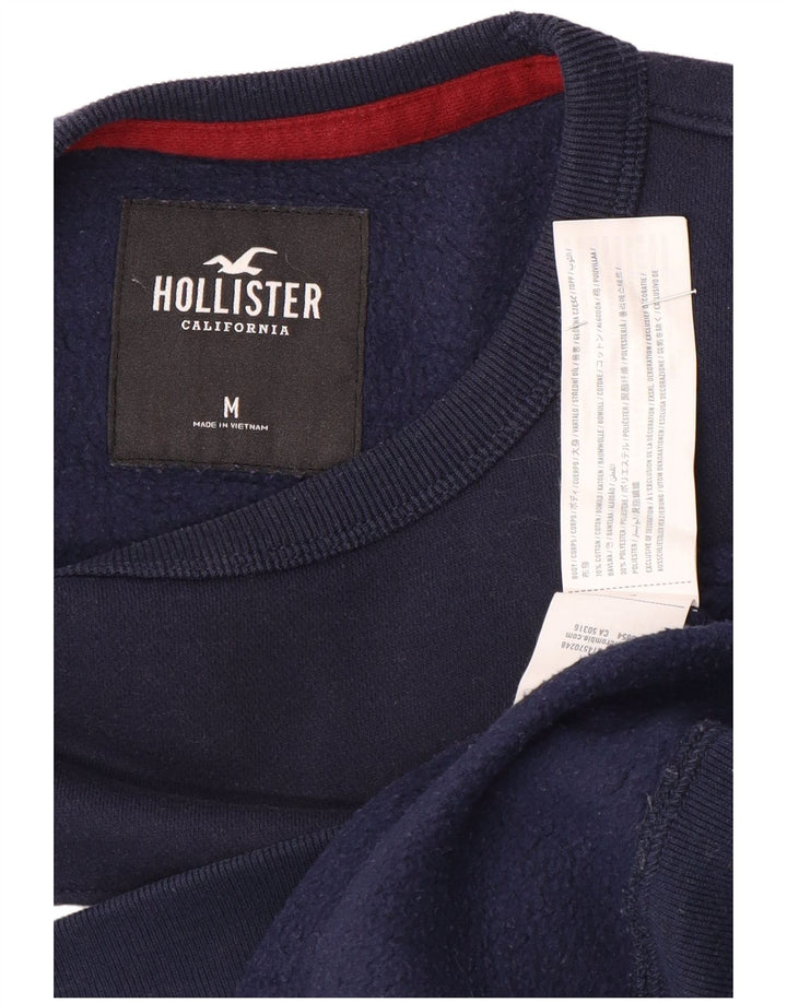 Ανδρικό γραφικό φούτερ Hollister Jumper Medium Navy Blue Colourblock