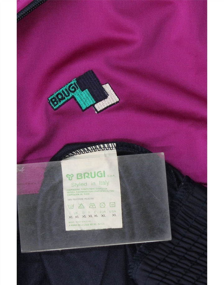 Ανδρική φόρμα BRUGI Top Jacket XL Navy Blue Colourblock Polyester