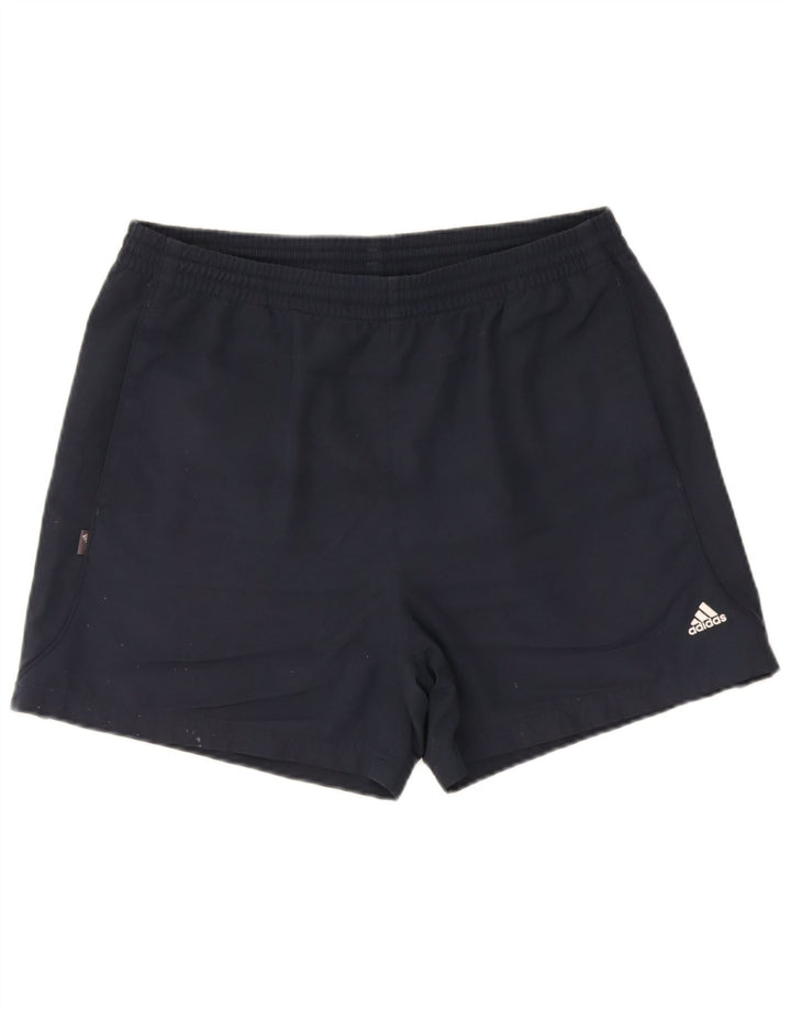 Ανδρικό αθλητικό σορτς Adidas μεγάλο μπλε ναυτικό πολυεστέρα