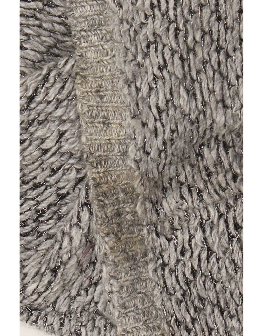 Whistles Γυναικείο πουλόβερ με λαιμόκοψη UK 16 Large Grey Flecked Polyester
