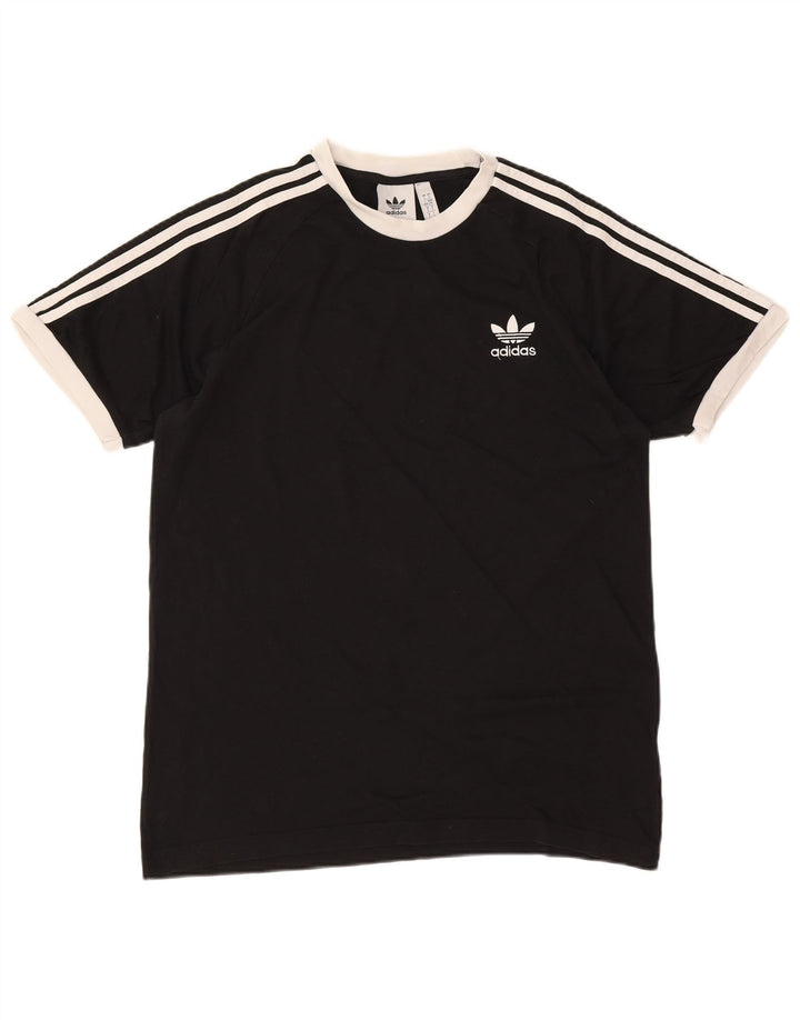 Ανδρικό T-Shirt Adidas Top μεγάλο μαύρο βαμβακερό