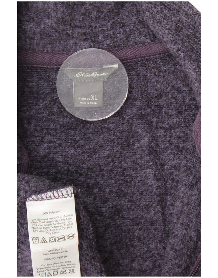 EDDIE BAUER Γυναικεία αθλητική φόρμα Top Jacket UK 18 XL Navy Blue Polyester