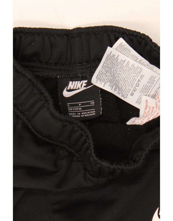 Παντελόνι αθλητικής φόρμας Nike Boys Joggers 8-9 ετών Μικρό μαύρο πολυεστέρα