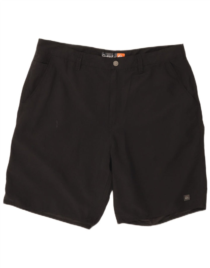 Ανδρικό σορτς Chino Quiksilver W36 μεγάλο μαύρο πολυεστέρα