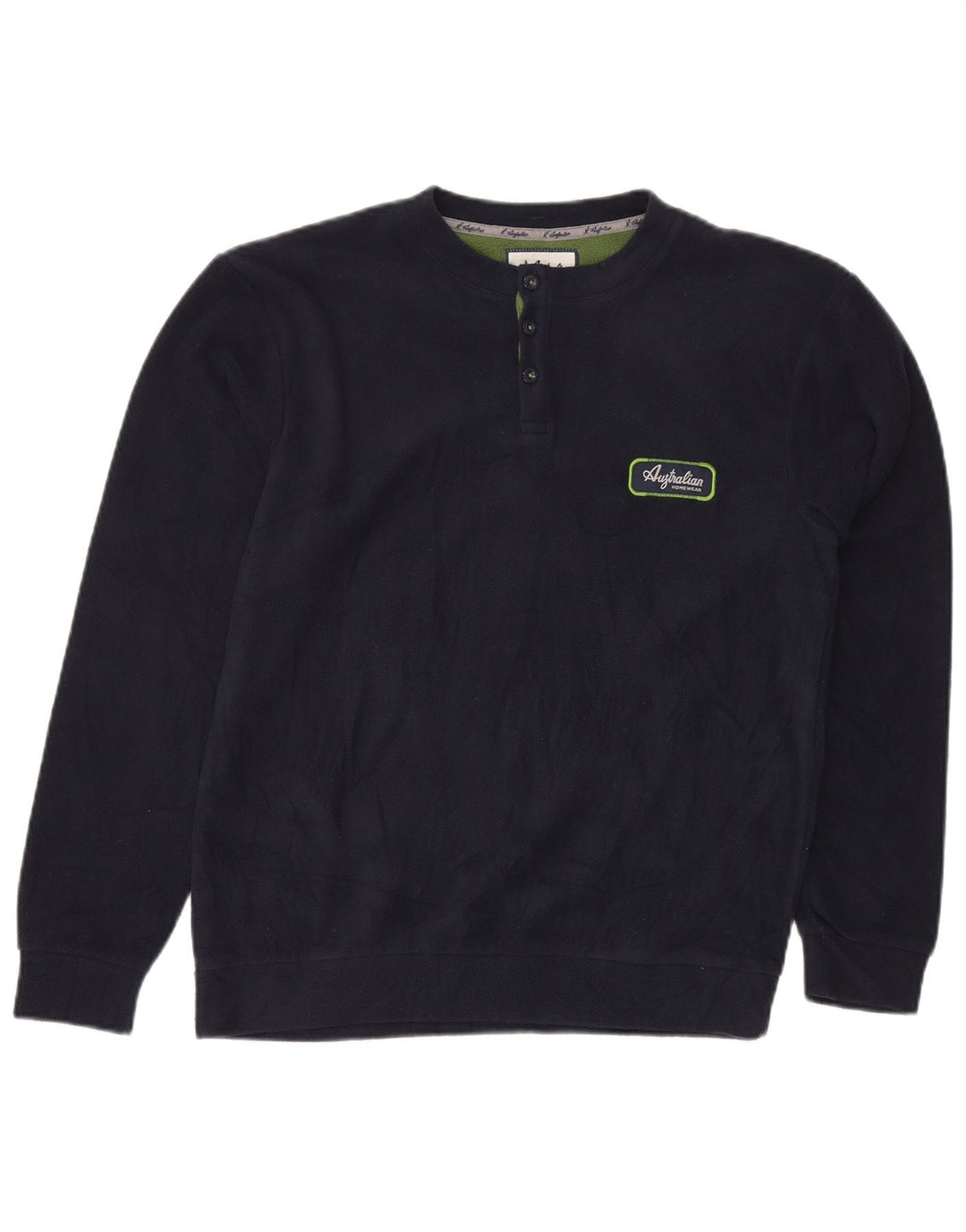 AUSTRALIAN L'ALPINA Ανδρικό Fleece Jumper Medium Navy Blue Polyester