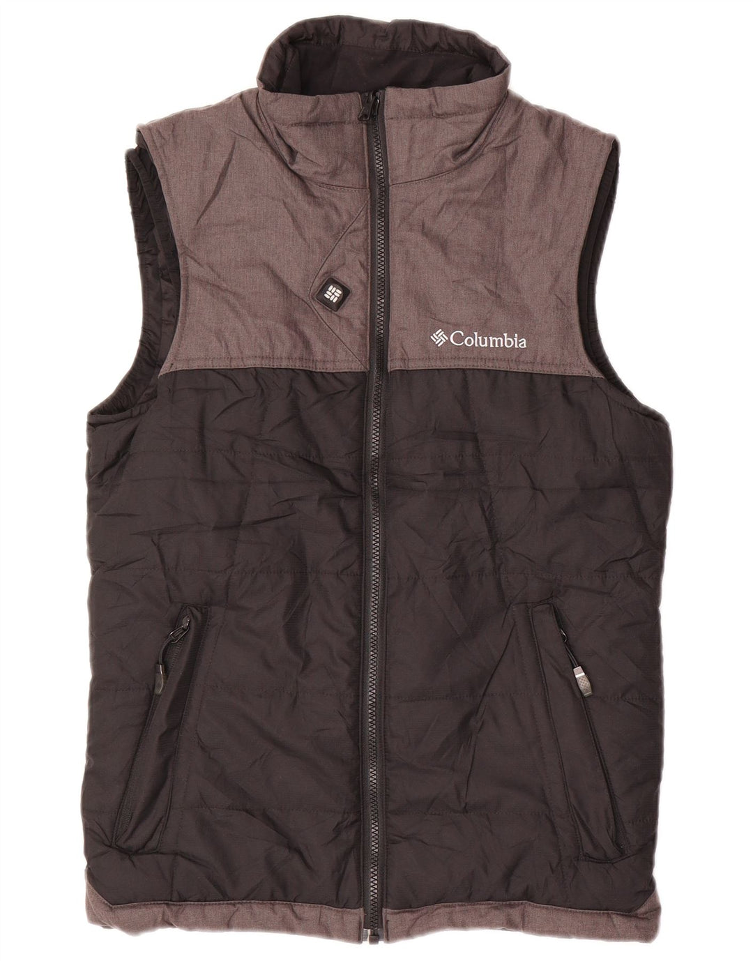 COLUMBIA Womens Omni-Shield Gilet UK 10 Small Black Colourblock
