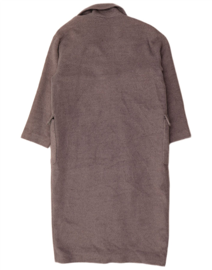 Topshop Γυναικείο Oversized Πανωφόρι UK 12 Medium Grey Polyester