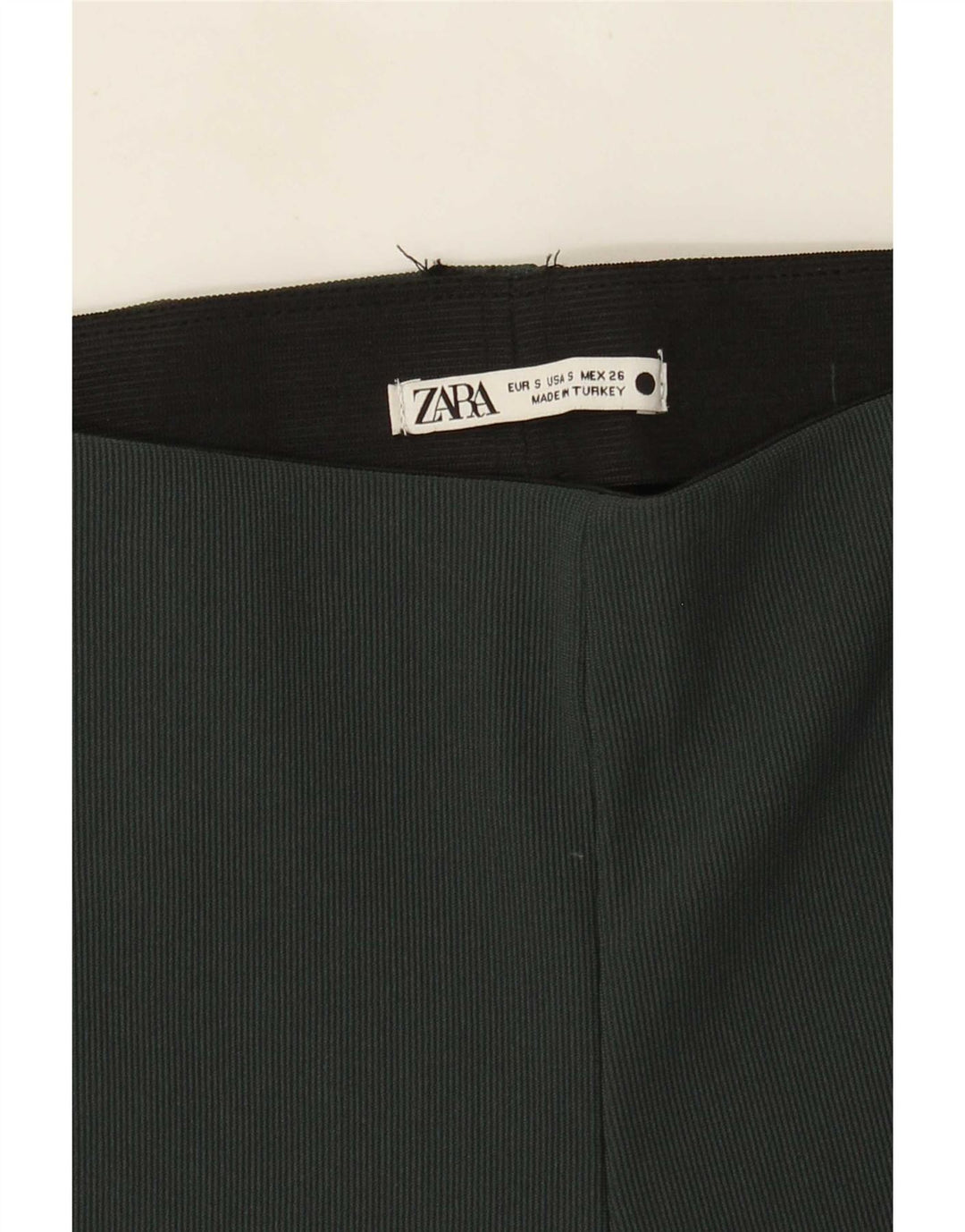 Zara Γυναικεία κολάν Flare UK 8 Small Green