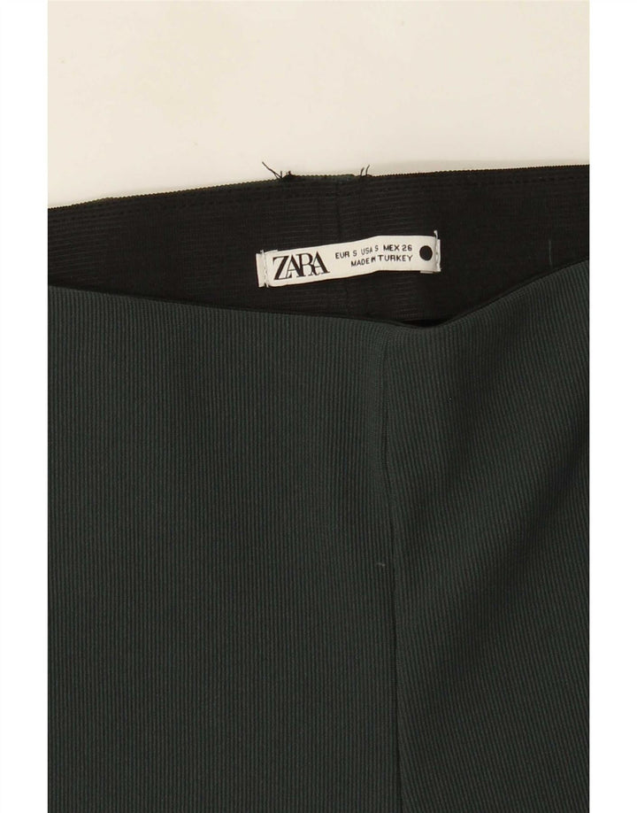 Zara Γυναικεία κολάν Flare UK 8 Small Green