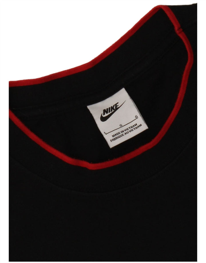 Ανδρικό T-Shirt Nike Top Large Μαύρο