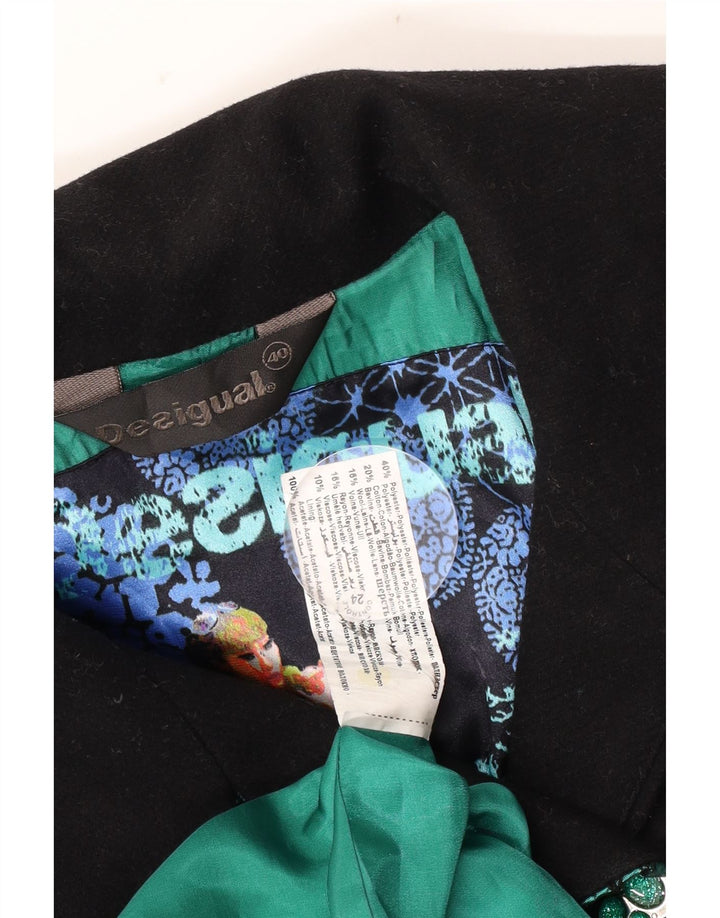 Desigual Γυναικείο Παλτό με διπλό στήθος EU 40 Medium Πολύχρωμο