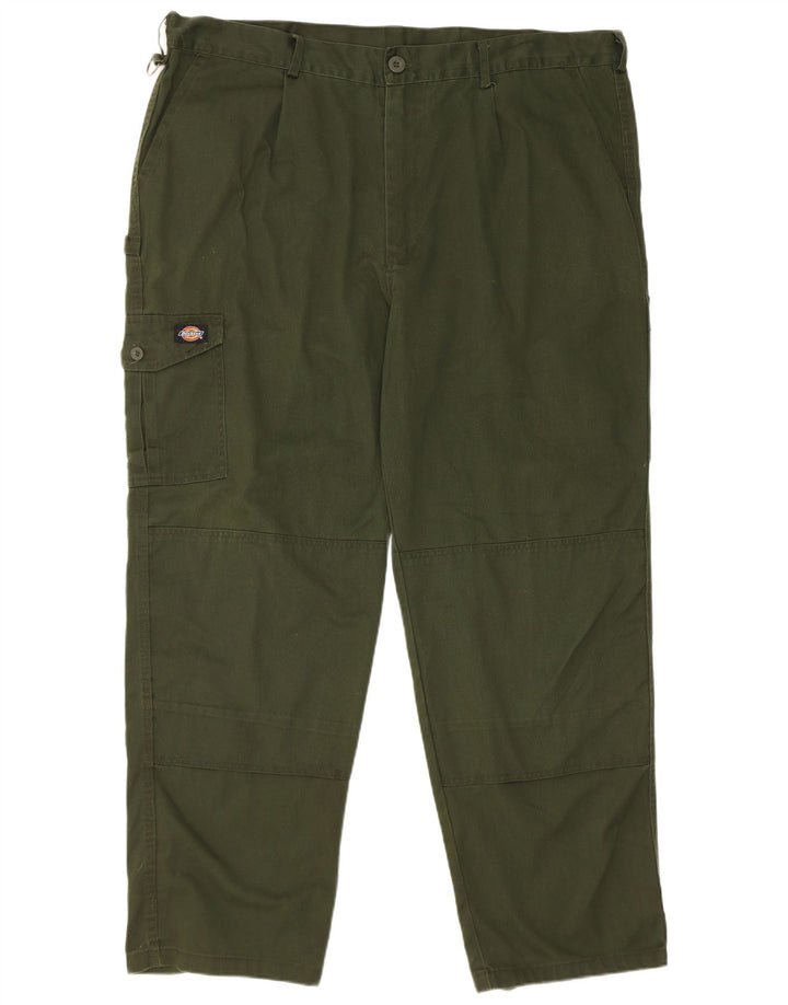 Dickies Ανδρικό κωνικό παντελόνι Cargo W44 L30 Πράσινο Πολυεστέρας