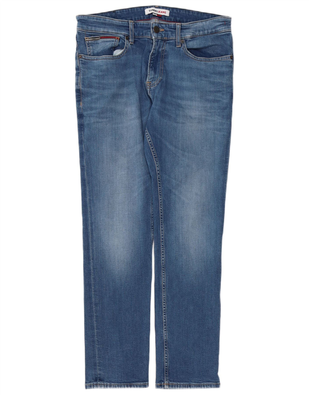 TOMMY HILFIGER Ανδρικό Slim Jeans W32 L30 Μπλε Βαμβακερό