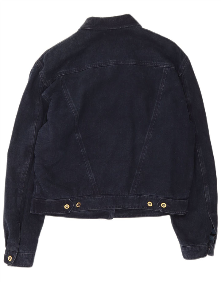 Roccobarocco Γυναικείο Τζιν Μπουφάν IT 42 Medium Navy Blue Βαμβακερό