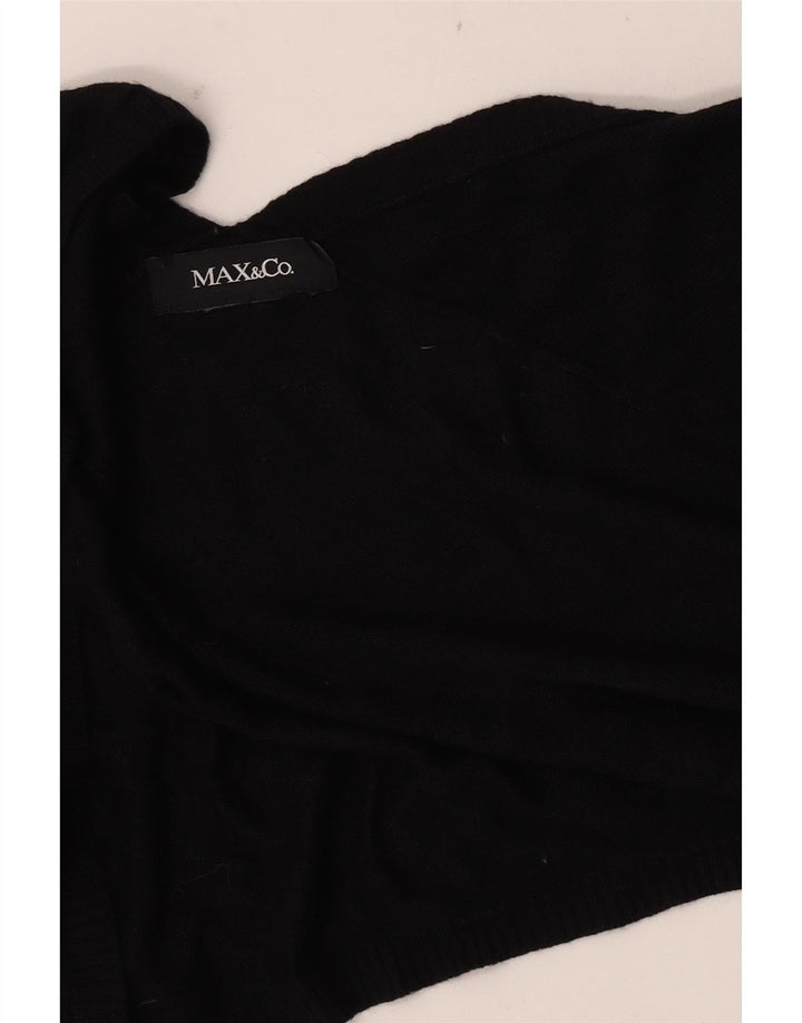 Max & Co. Γυναικείο 3/4 μανίκι Crop Top UK 10 Small Black
