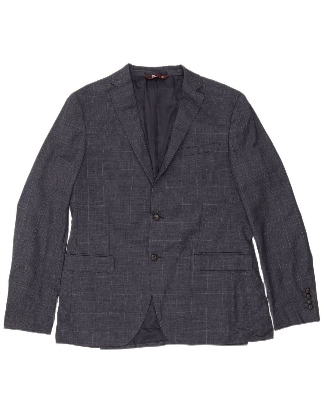 Marks & Spencer Ανδρικό μπουφάν με 2 κουμπιά Slim Blazer UK 42 XL Navy Blue Check