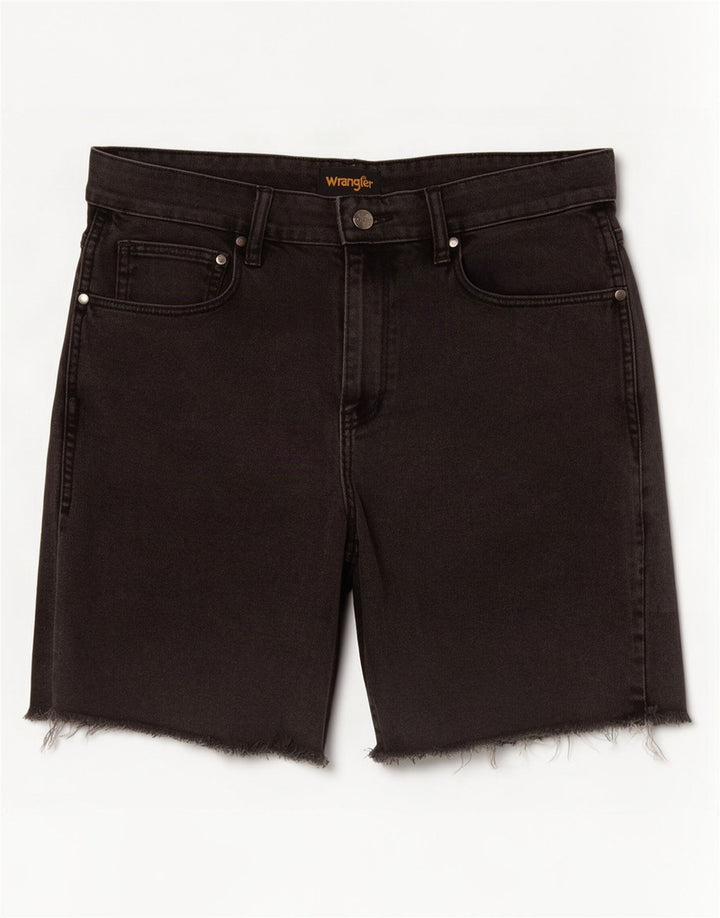 Ανδρικό τζιν σορτς Wrangler W34 μεγάλο μαύρο