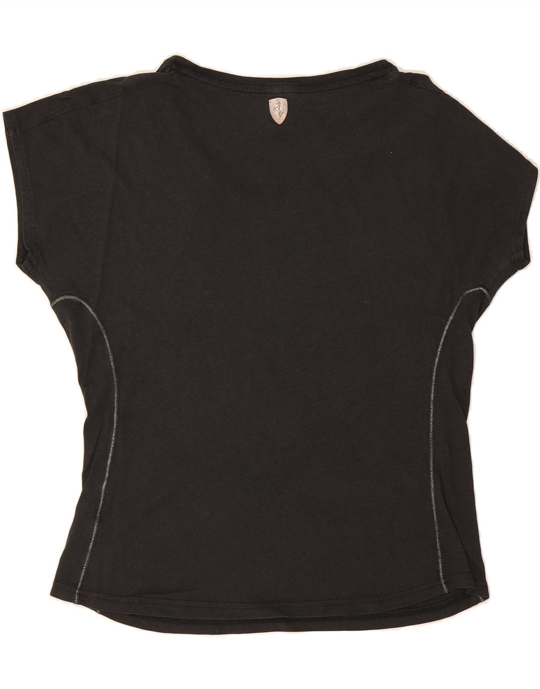 PUMA Womens T-Shirt Top UK 14 Large Black Vintage Puma and Second-Hand Puma from Messina Hembry 